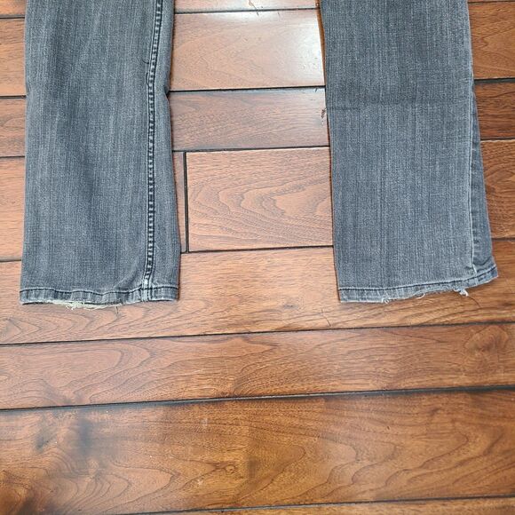 RVCA X Leo Romero Jeans Men's Size 33x31 Gray Straight Leg Skate Surf - Picture 7 of 13